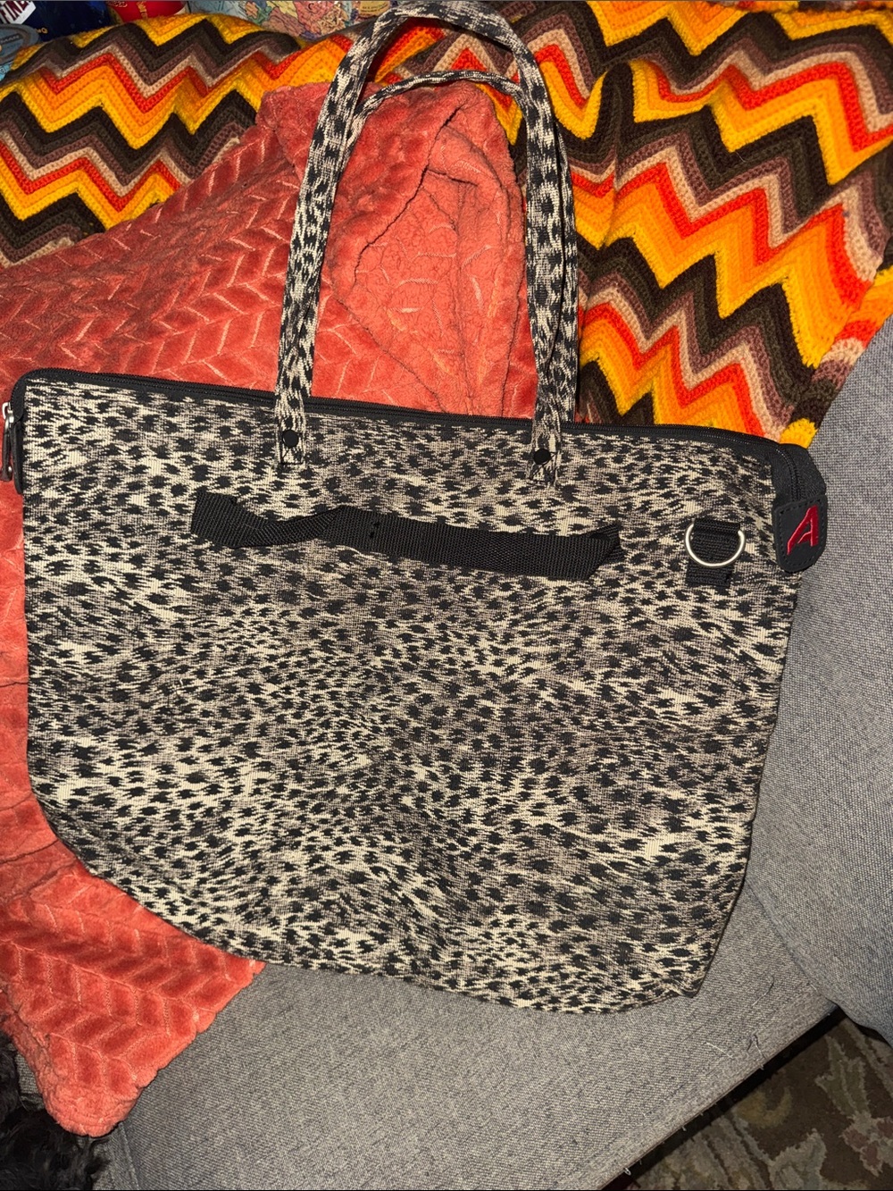 NEVER USED! Athalon Large Animal Print Tote Bag - Versatile Travel Essential